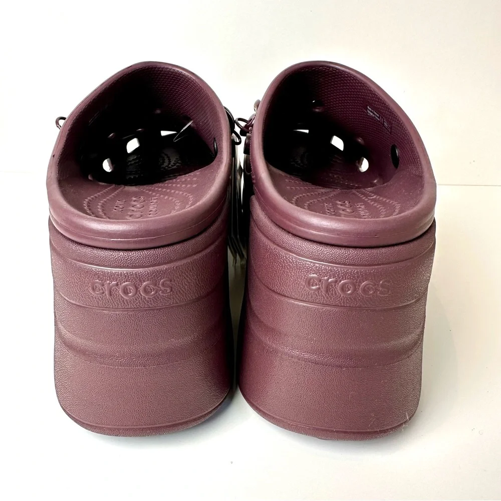 🔖 CROCS Siren Chain Clog High-Heel Stylish Unisex Light Weight - Picture 3 of 8